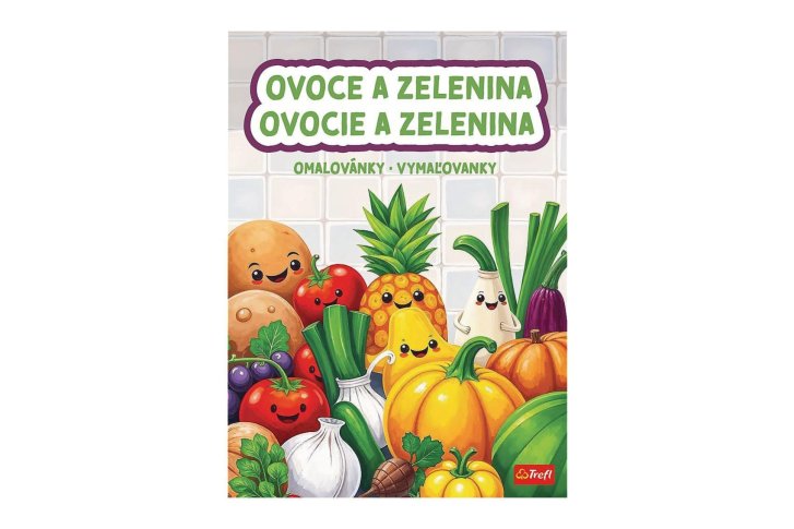 Omalovánky - Ovoce a zelenina