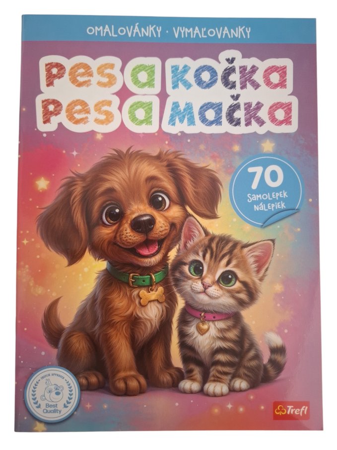 Omalovánky - Pes a mačka