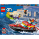 60373 Lego City – Hasičská záchranná loď a člun