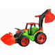Traktor s lžící a bagrem