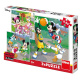 Puzzle 3x55 – Mickey Mouse a přátelé