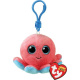 TY Beanie Boos - Plyšový přívěsek chobotnice 8,5 cm