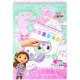 Gabby´s Dollhouse – Omalovánka s akvarelovými barvami- včetně štětce