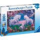 Puzzle 100 XXL – Jednorožci